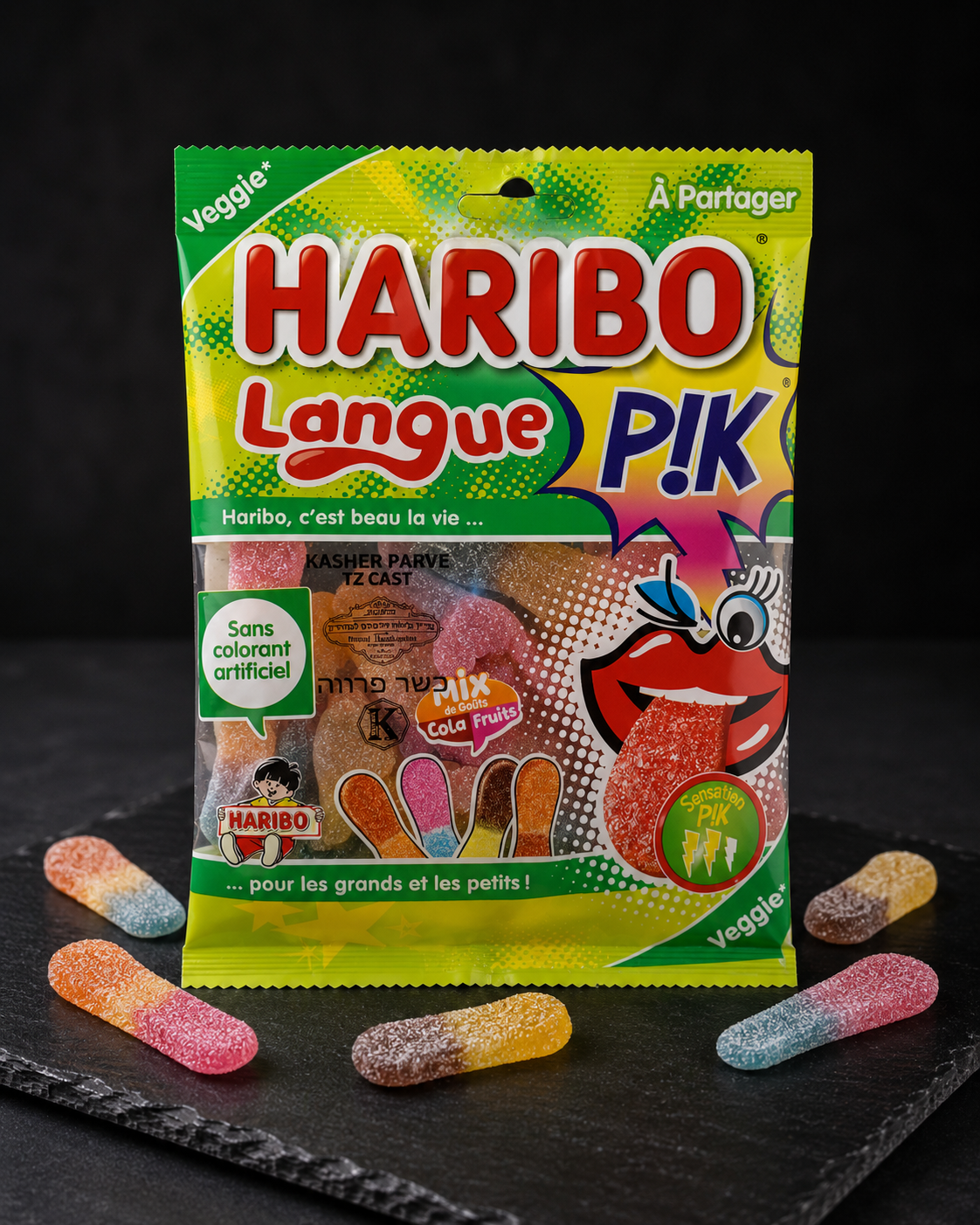 Bonbons acidulés Haribo Langue Pik — Comptoir Français TLV, Tel Aviv
