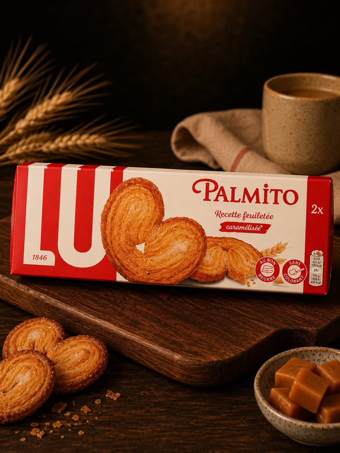 Palmiers feuilletés LU Palmito — Comptoir Français TLV, Tel Aviv